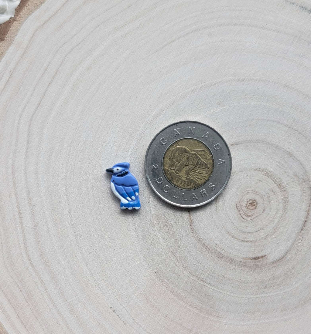 Blue Jay Clay Charm