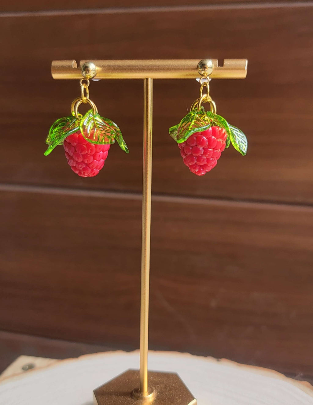 Blackberry & Raspberry Earrings