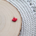 Small Canada Maple Leaf Clay Charm
