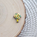 Sunflower Flower Bouquet Clay Charm