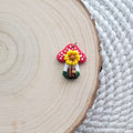 Mushroom House Clay Charm