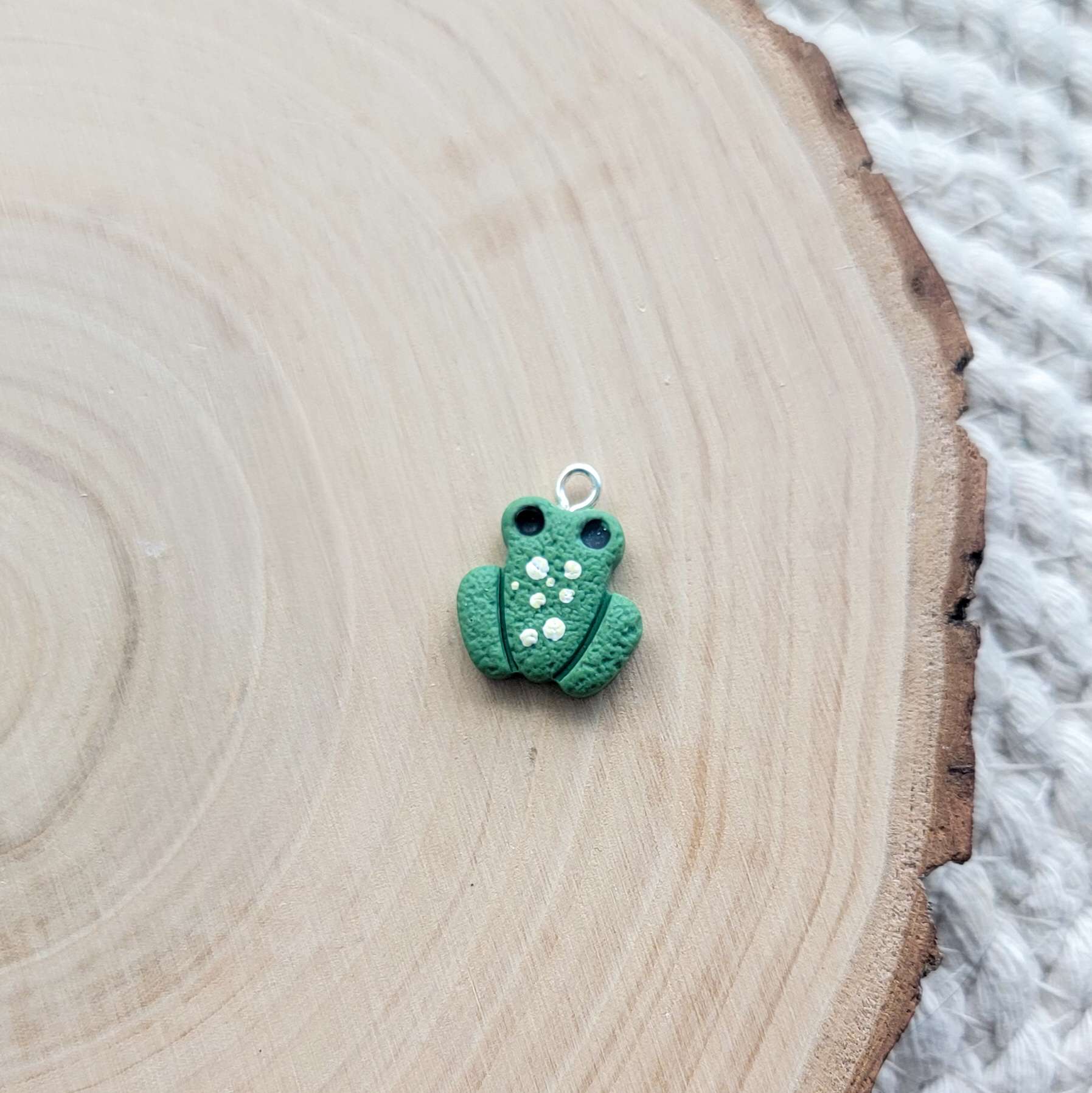 Frog Clay Charm