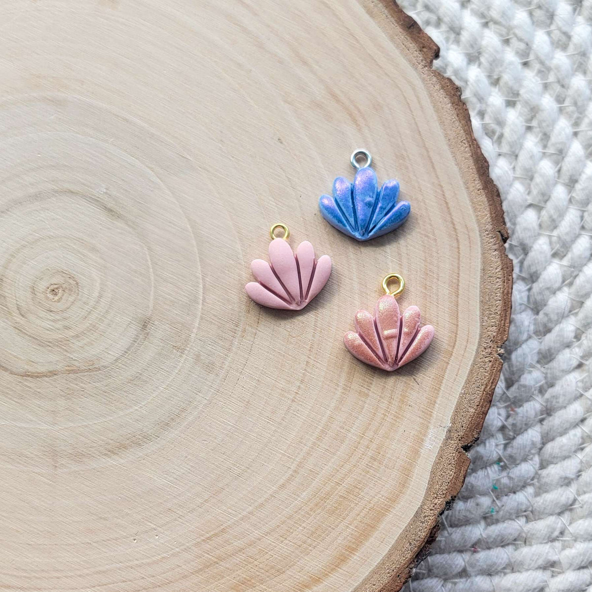 Shell Clay Charm