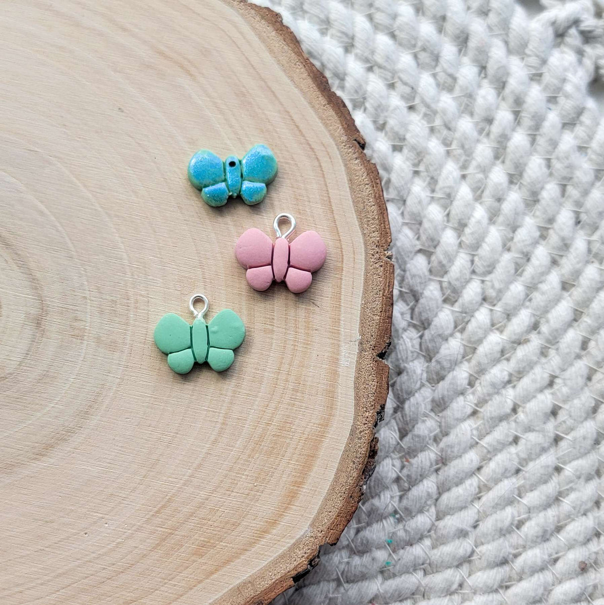 Butterfly Clay Charms (B2)