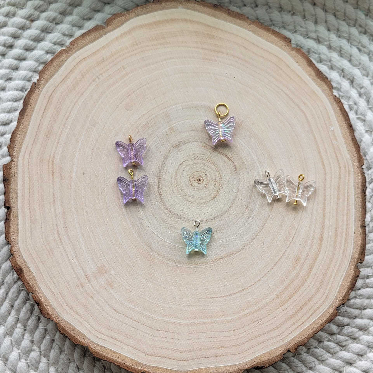 Acrylic Butterfly Charms
