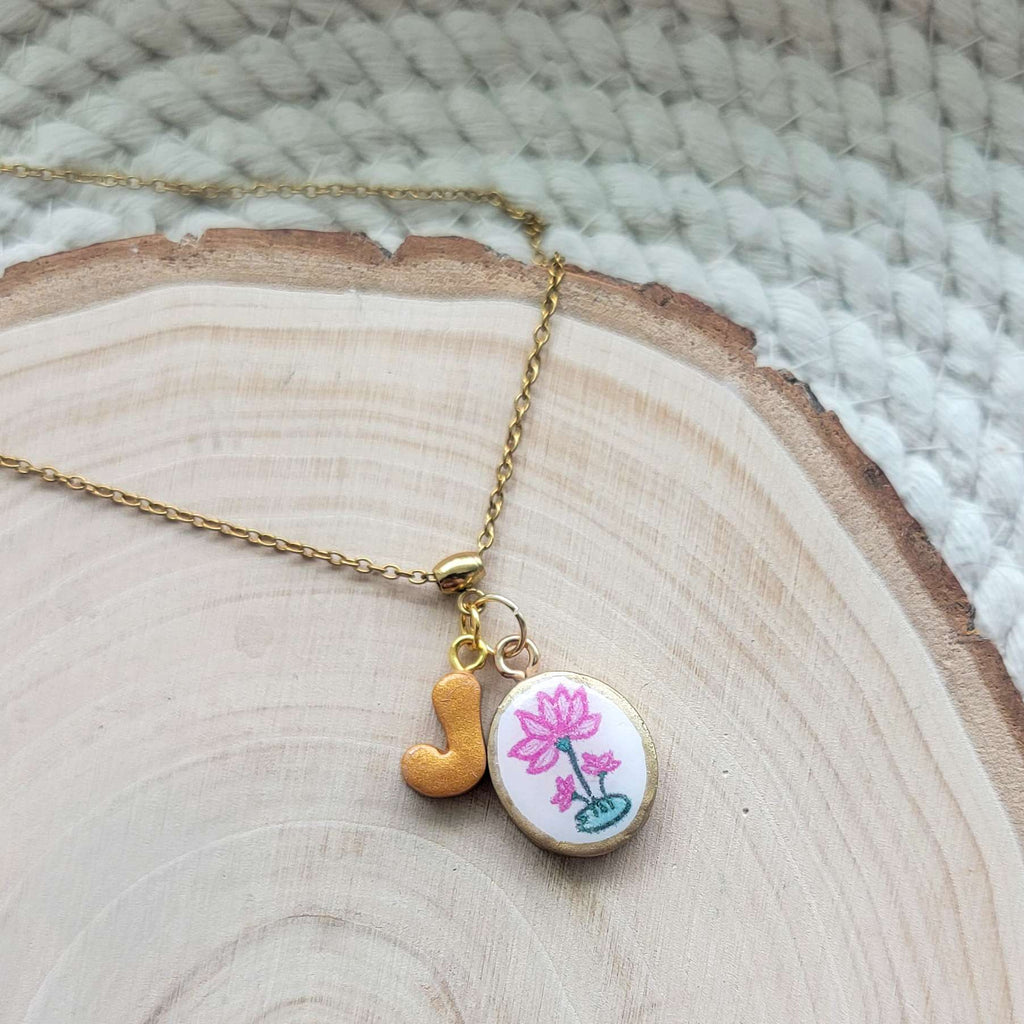 Birth Flower Clay Charms