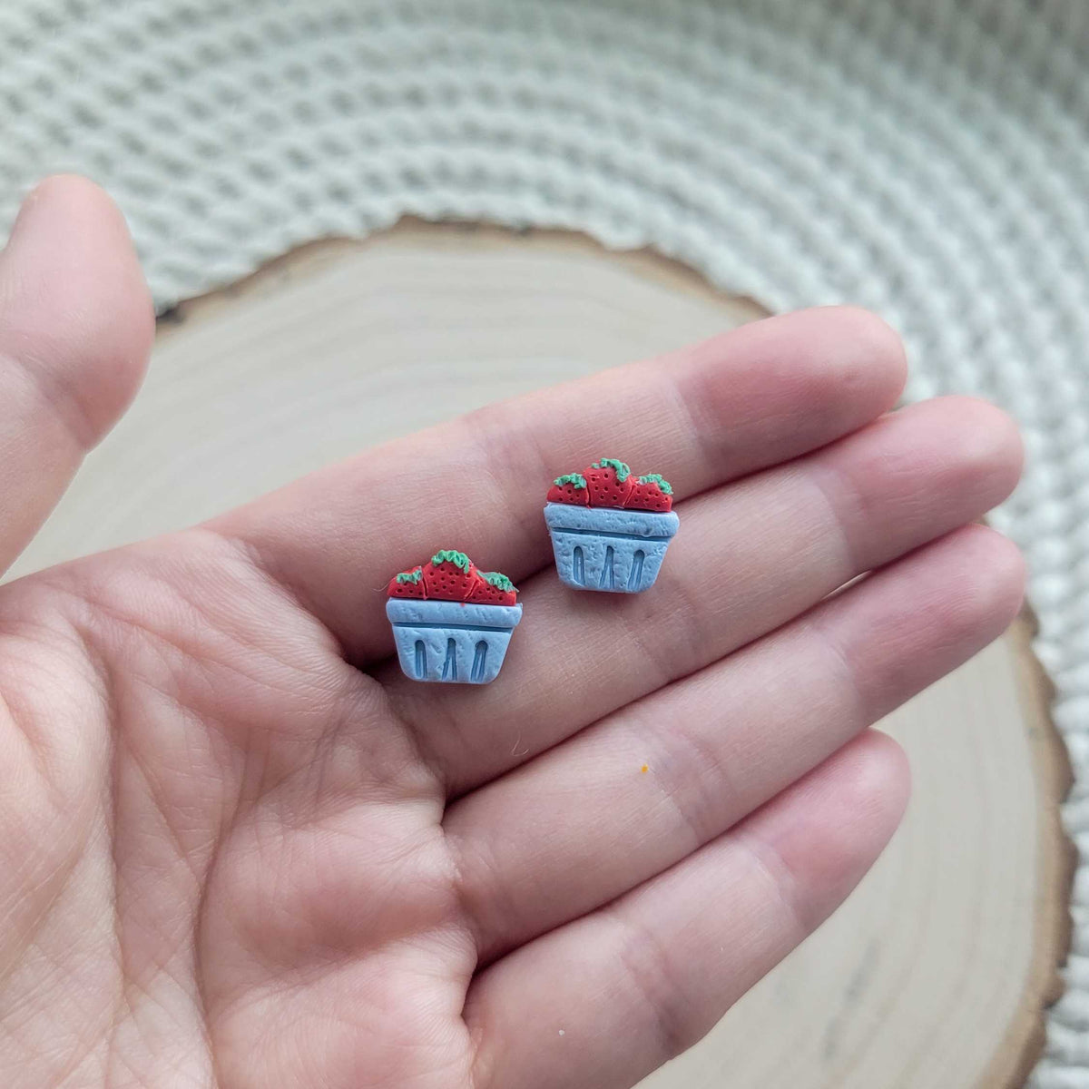 Strawberry Stud Earrings