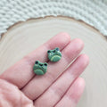 Frog Face Stud Earrings