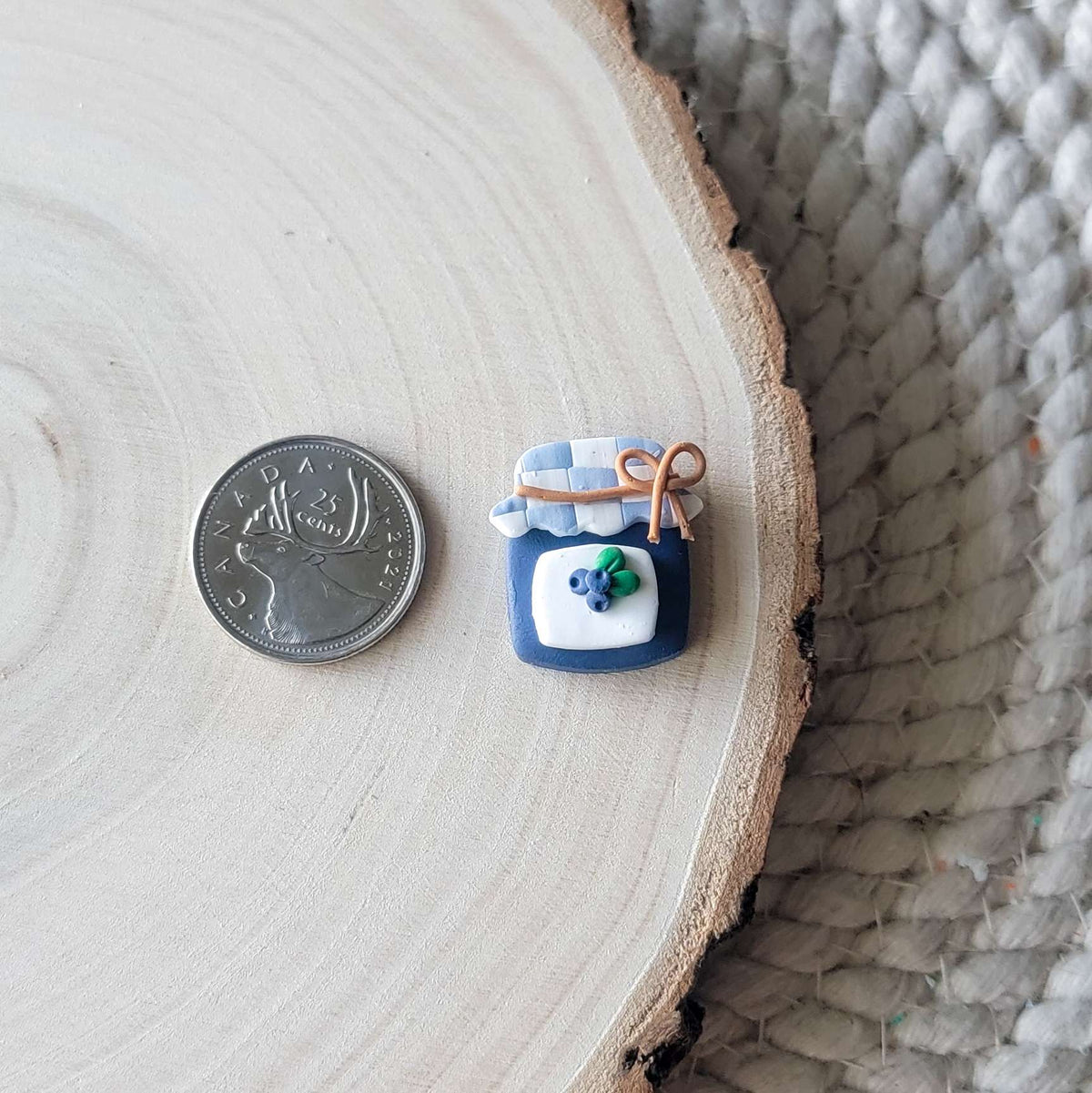 Blueberry Jam Clay Charm