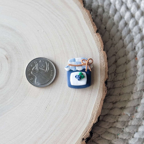 Blueberry Jam Clay Charm