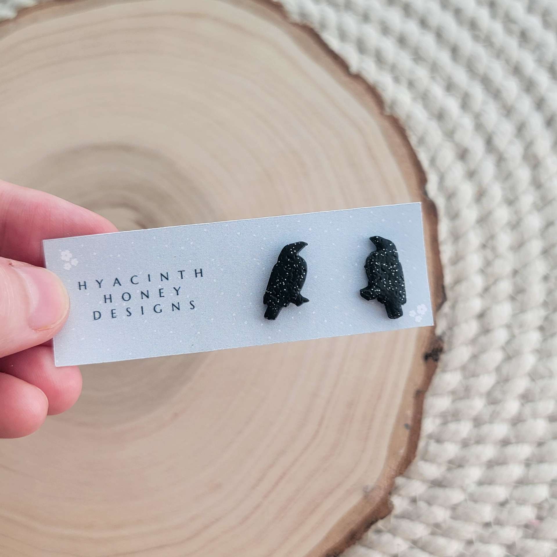 Crow/ Raven Studs