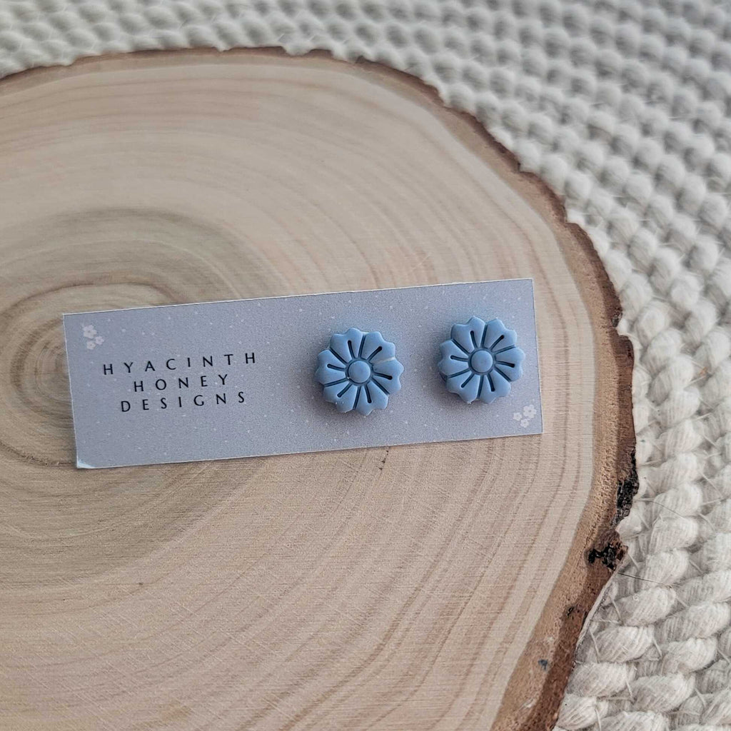 Colourful Flower Studs