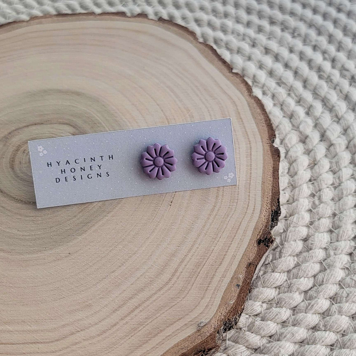 Colourful Flower Studs