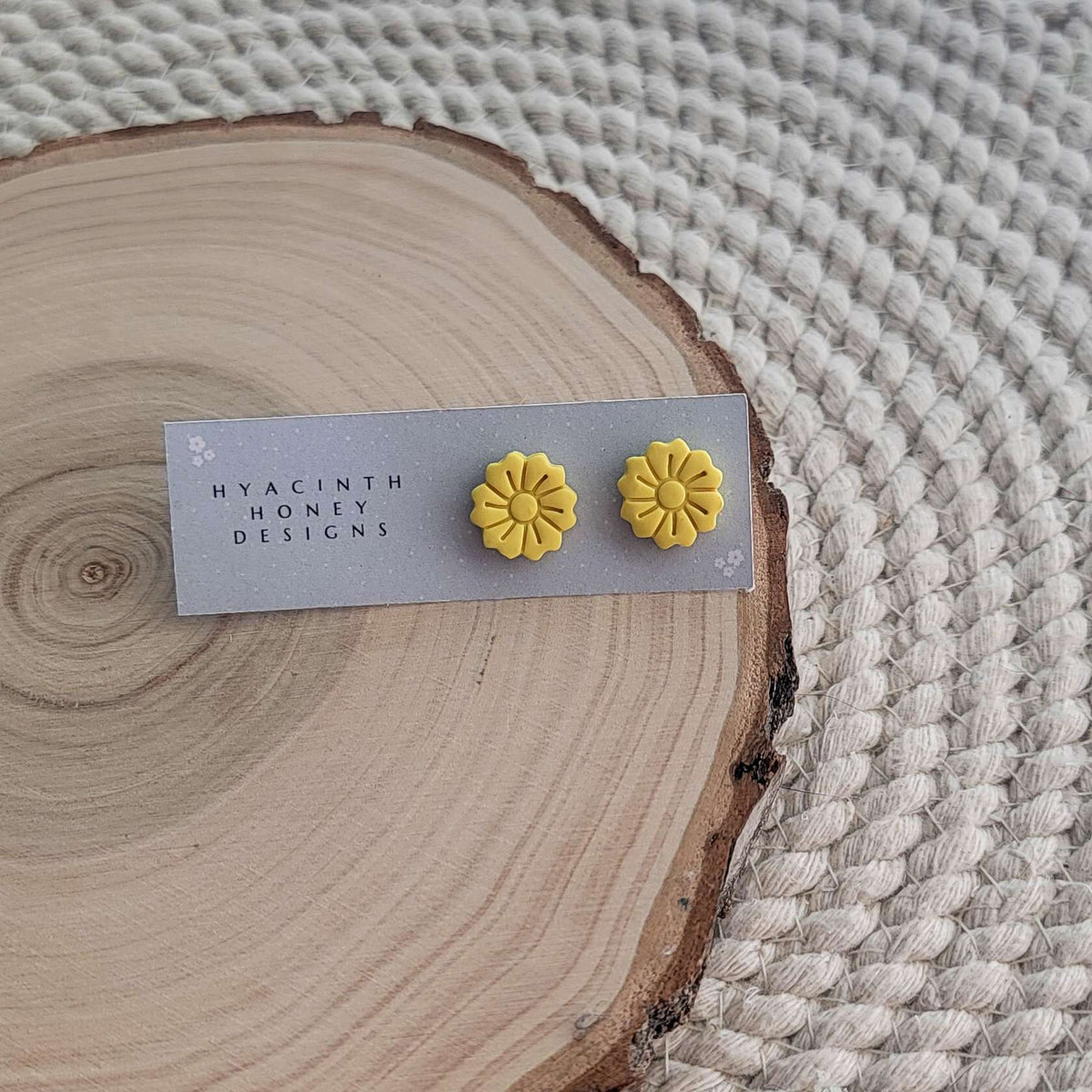 Colourful Flower Studs