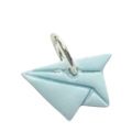 Paper Airplane Clay Charm