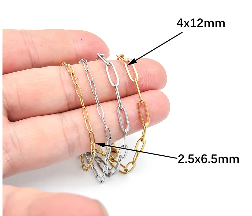 Paper Clip Chain Necklace