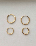 Click hoop earrings (for interchangeable earrings)