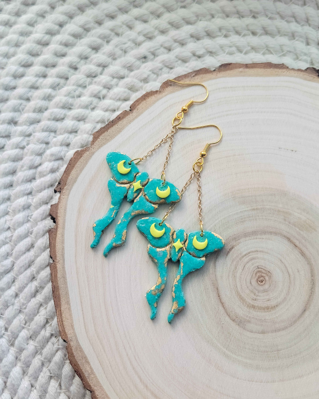 Luna Moth Earrings