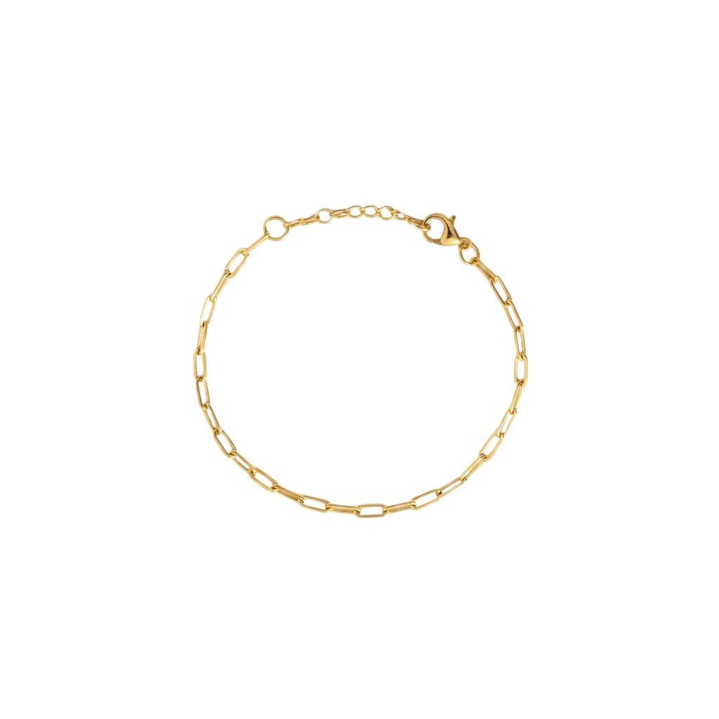 Paper Clip Bracelet - DAINTY GOLD