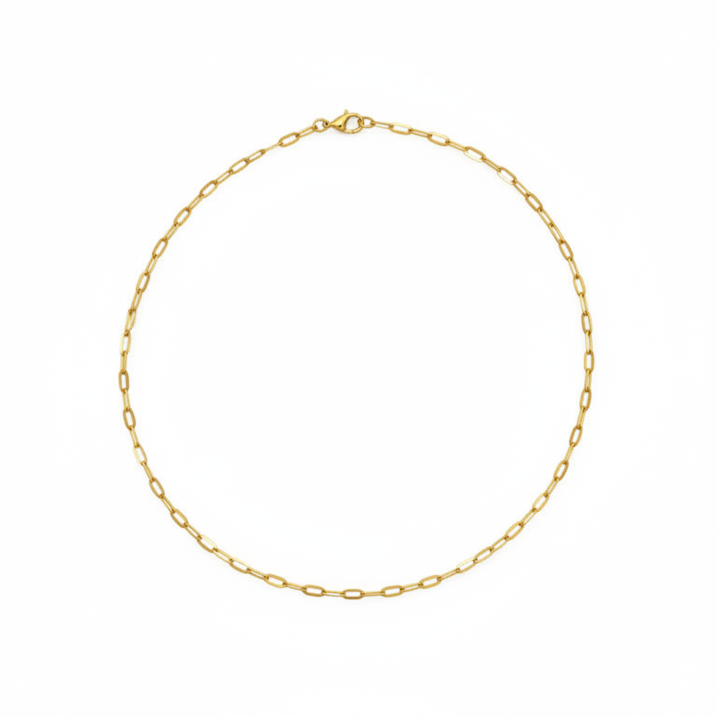 Paper Clip Chain Necklace